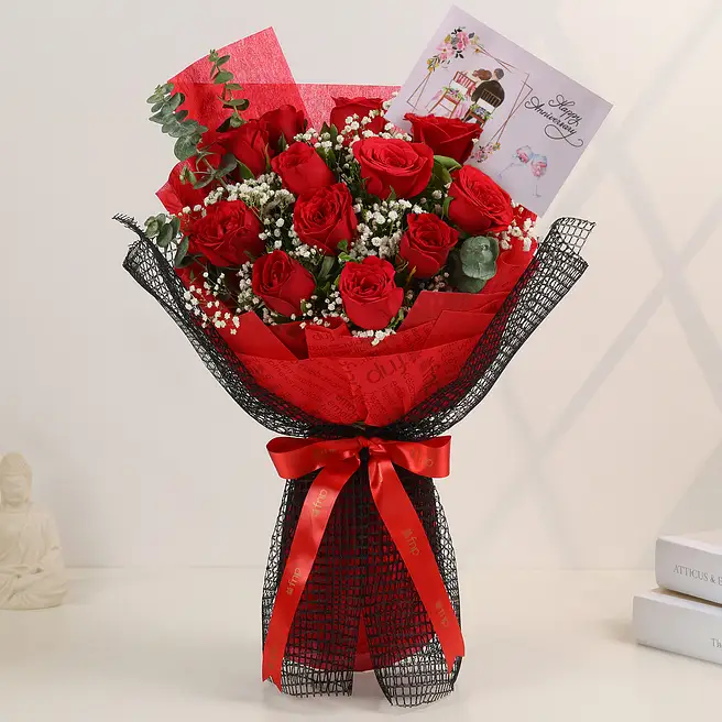 Anniversary flower bouquet in Chennai